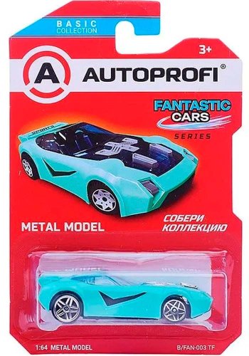 Autoprofi Машинка коллекционная 1:64 Fantastic Cars / цвет тиффани