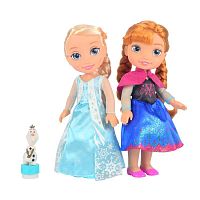 игрушка Набор кукол Disney "Холодное Сердце: Эльза, Анна и Олаф" (35 см, подвижые)