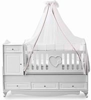Lovely baby Кровать-трансформер Kalp / цвет белый