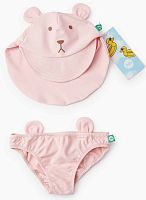 Happy Baby Комплект для девочки: панама+плавки					
