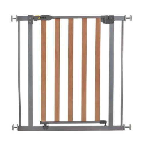 Hauck Детские ворота безопасности Wood Lock Safety Gate (для проема 75-80 см) / цвет silver