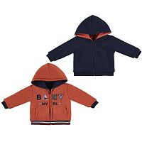 Mayoral Куртка двусторонняя для мальчика / возраст 12 месяцев/ цвет оранжевый					