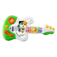 Chicco Музыкальный инструмент Гитара 44 Котенка / цвет белый, зеленый					