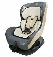 Bambini Moretti Детское автомобильное кресло BM-303 / группа 0+/I, Lux, цвет / серый-бежевый