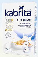 Kabrita Каша Овсяная на козьем молоке, с 5 месяцев, 180 г					