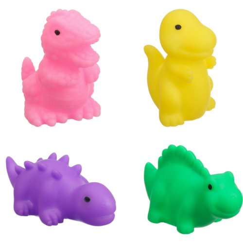 Крошка Я Набор резиновых игрушек для ванны «Динозавры», 4 штуки