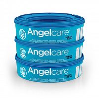 AngelCare Комплект из 3-х кассет к накопителю для использованных подгузников					
