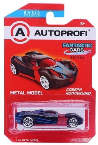 Autoprofi Машинка коллекционная 1:64 Fantastic Cars / цвет чёрный