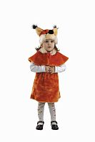Батик Карнавальный костюм для девочек Белочка / рост 110 см, от 5 лет / цвет оранжевый					
