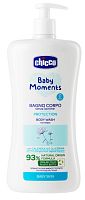 Chicco Пена-шампунь для купания Baby Moments, 750 мл