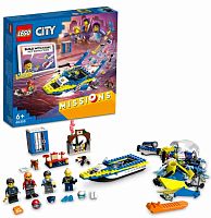 Lego Конструктор City "Детективные миссии водной полиции"					