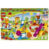 Lego Duplo Конструктор Большой парк аттракционов					