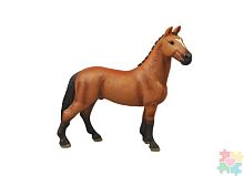 Паремо Фигурка игрушка серии "Мир лошадей": Лошадь коричневая (Основная)					