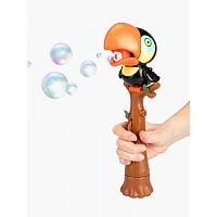 Happy Baby Игрушка для пускания мыльных пузырей "Bubble Parrot"					