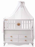 Lovely baby Кровать Kral / цвет белый					