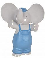 Tikiri Игрушка из натурального каучука слоник Alvin / цвет серо-синий