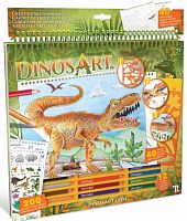 DinosArt Серия Dino: Набор для раскрашивания					