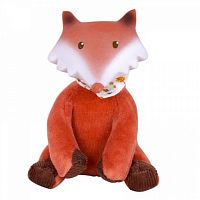 Tikiri Мягконабивная игрушка Лиса с головой из натурального каучука / цвет рыжий					