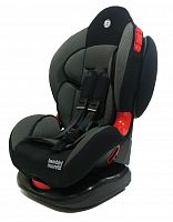 Bambini Moretti Детское автомобильное кресло BS-02 Isofix, 9-25 кг, цвет / карбон - черный