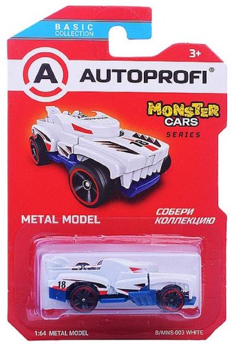 Autoprofi Машинка коллекционная Monster cars / цвет белый