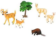 Паремо Фигурки из серии "Мир диких животных": Травоядные, 5 предметов					
