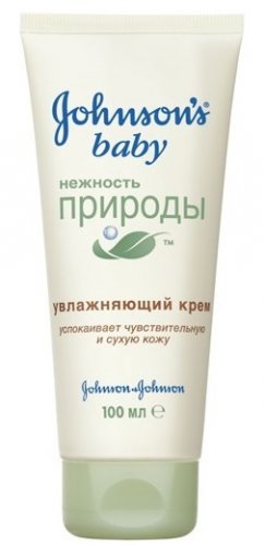 Крем увлажняющий JOHNSON’S Baby "Нежность природы", 100 мл.