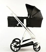Babylux Коляска 2 в 1 Strollers Future I-S035 / цвет рамы белый WHITE frame / цвет BLACK Oxford 900D					