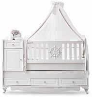 Lovely baby Кровать-трансформер Dumen / цвет белый