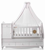 Lovely baby Кровать-трансформер Eliza / цвет белый